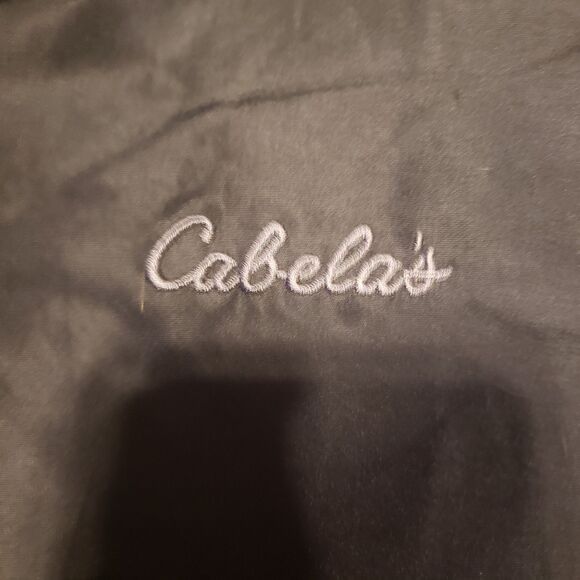 Cabela's Black Full Zip Waterproof Men's Jacket Sz XLT - Picture 2 of 5